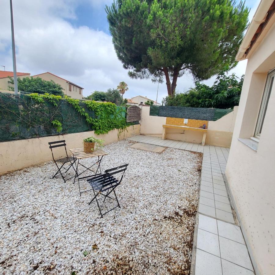 Bel Appartement Avec Jardin De 30M2 , Climatise Avec Parking Et Arrivee Autonome Cabestany Luaran gambar