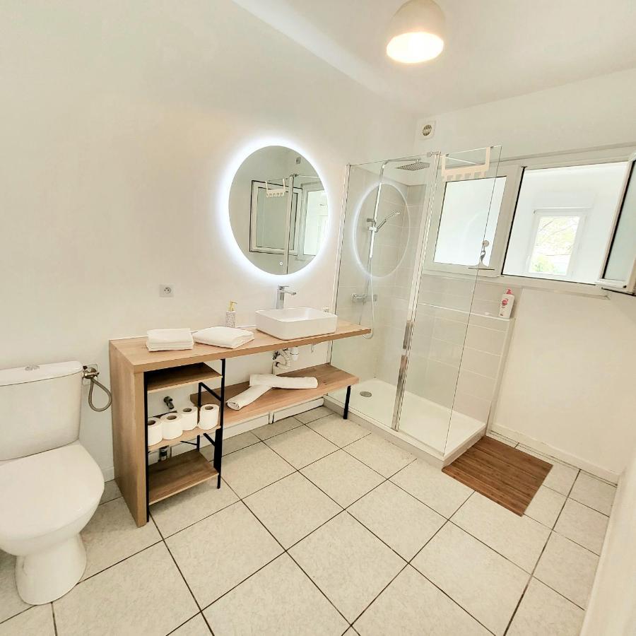 Bel Appartement Avec Jardin De 30M2 , Climatise Avec Parking Et Arrivee Autonome Cabestany Luaran gambar