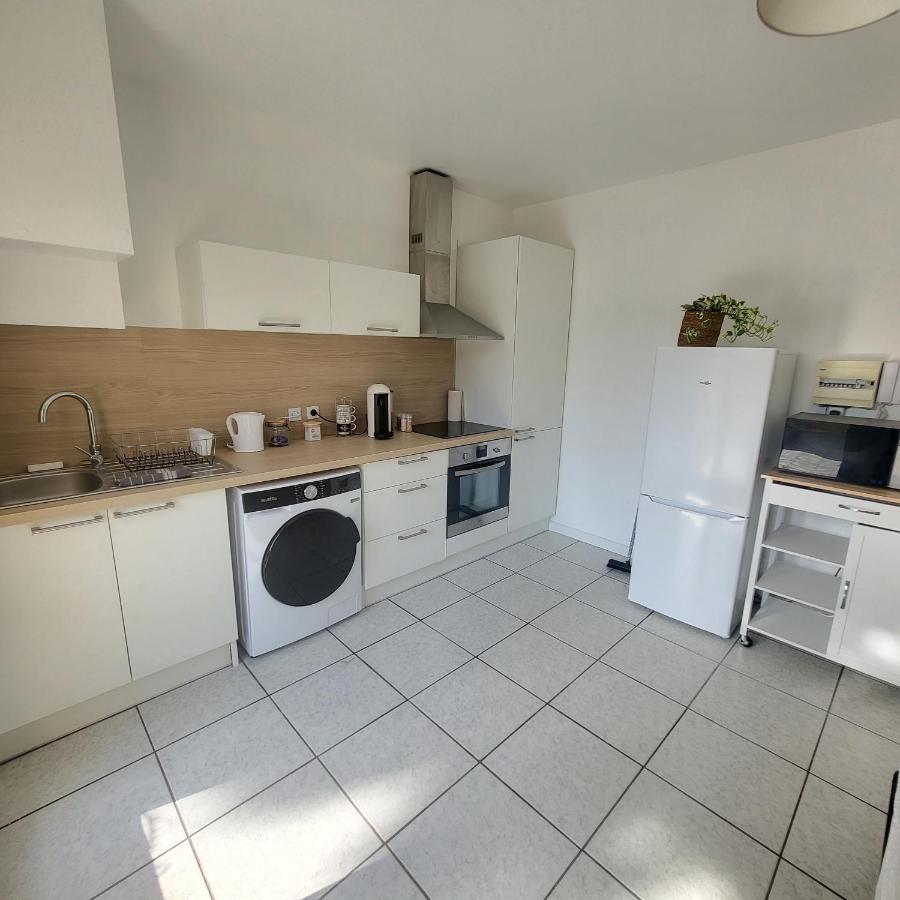 Bel Appartement Avec Jardin De 30M2 , Climatise Avec Parking Et Arrivee Autonome Cabestany Luaran gambar